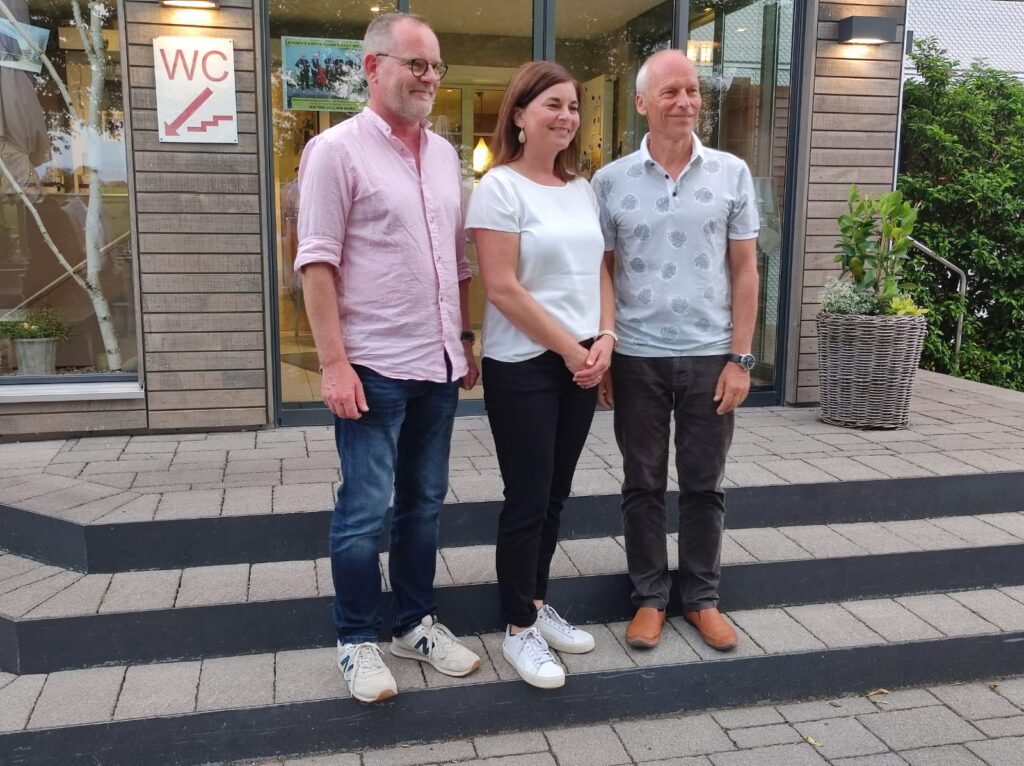 Kandidierende der Bezirks- und Kreisbehörden. V.l.n.r. Ueli Frey, Regula Strebel und Bernhard Leuppi, es fehlt Franziska Zehnder
